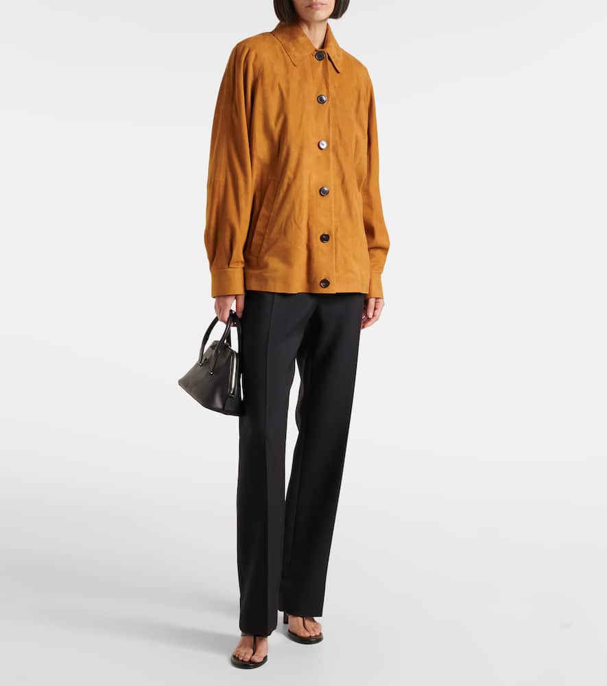 The Row Devon Mini leather tote bag