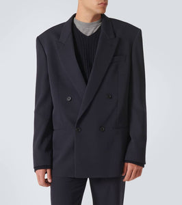 The Row Donnes double-breasted wool blazer