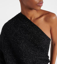 The Row Dorota draped lam√É¬© midi dress
