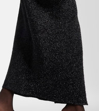 The Row Dorota draped lam√É¬© midi dress