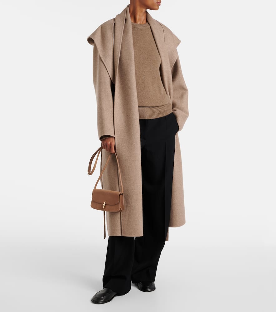 The Row E/W Sofia leather shoulder bag