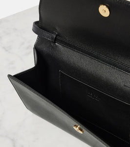 The Row Evening leather clutch