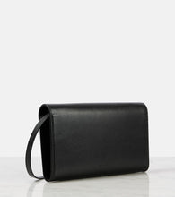 The Row Evening leather clutch