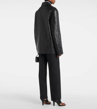 The Row Fabian leather jacket