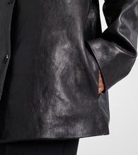 The Row Fabian leather jacket
