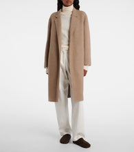 The Row Fedra cashmere and cotton coat