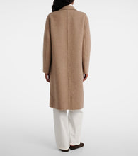 The Row Fedra cashmere and cotton coat