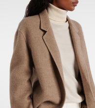 The Row Fedra cashmere and cotton coat