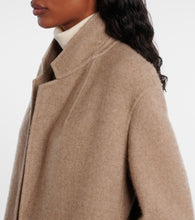 The Row Fedra cashmere and cotton coat