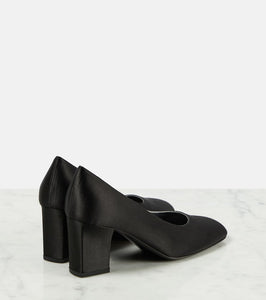 The Row Fiore satin faille pumps