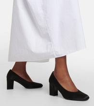 The Row Fiore satin faille pumps
