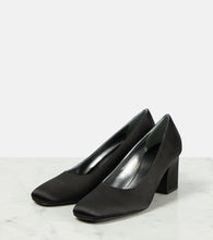 The Row Fiore satin faille pumps