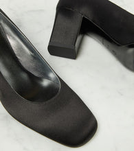 The Row Fiore satin faille pumps