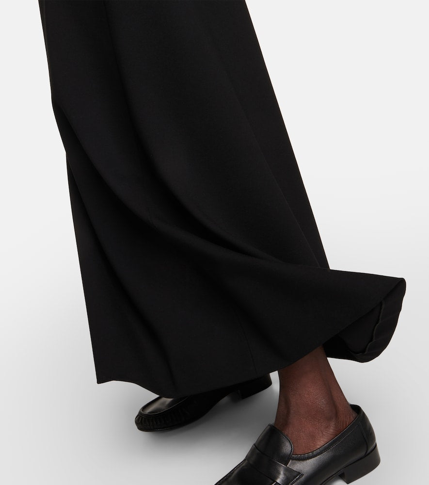The Row Flores asymmetric scuba maxi skirt