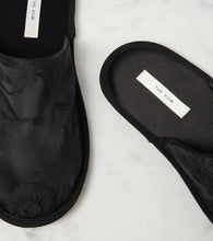 The Row Frances floral jacquard slippers