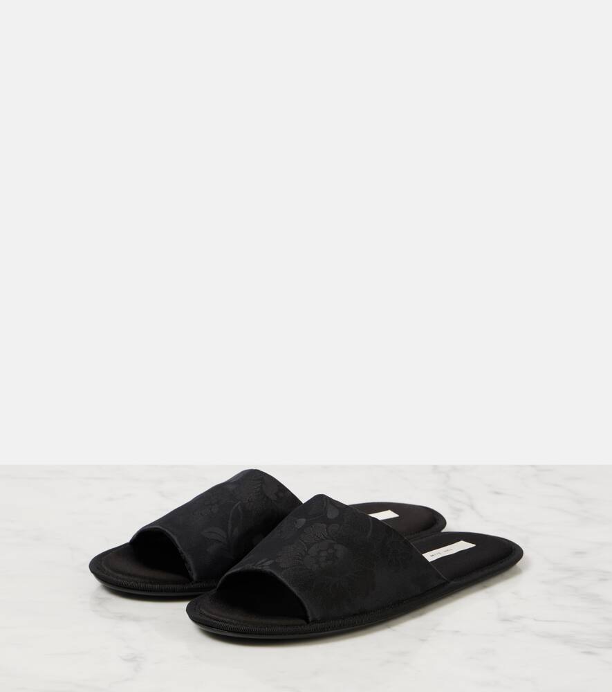 The Row Frances jacquard slippers