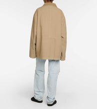 The Row Frank oversized cotton canvas jacket