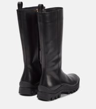 The Row Greta leather rain boots