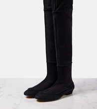 The Row Hereditas 25 suede over-the-knee boots