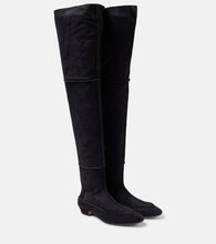 The Row Hereditas 25 suede over-the-knee boots