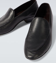The Row Hereditas leather loafers