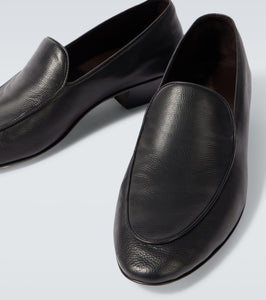 The Row Hereditas leather loafers