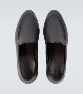 The Row Hereditas leather loafers
