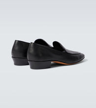 The Row Hereditas leather loafers