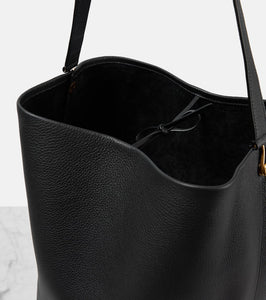 The Row Hook NS Large leather tote bag