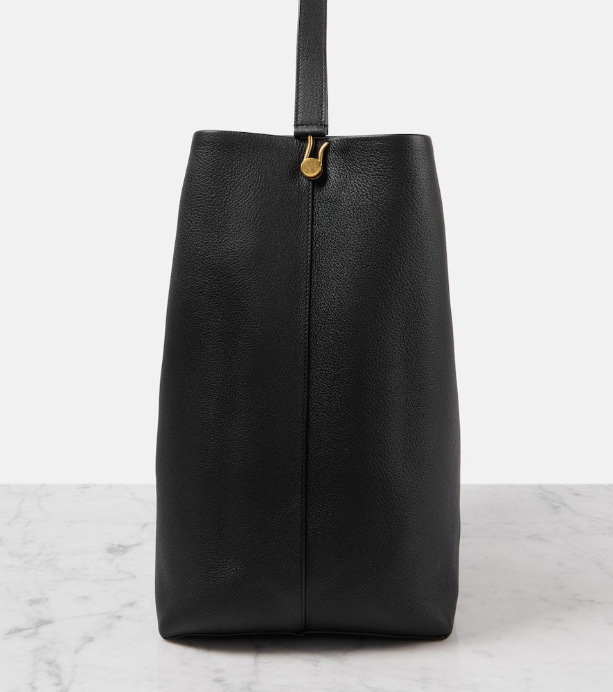 The Row Hook NS Large leather tote bag