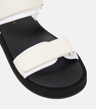 The Row Hook and Loop leather sandals