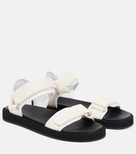 The Row Hook and Loop leather sandals - Row 钩环皮革凉鞋