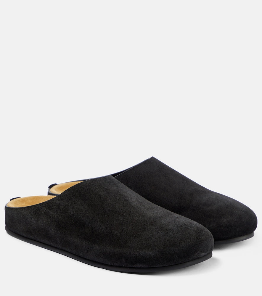 The Row Hudson suede mules - Row Hudson 麂皮骡子