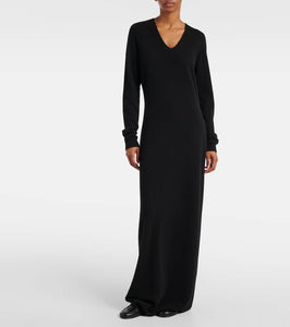 The Row Igam cashmere maxi dress
