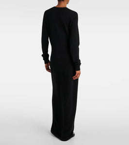 The Row Igam cashmere maxi dress