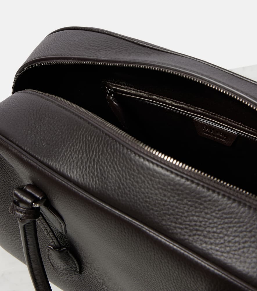 The Row India 15.75 Large leather tote bag