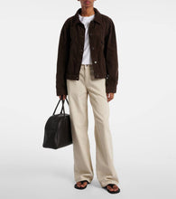 The Row India 15.75 Large leather tote bag