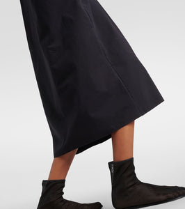 The Row Isora cotton poplin midi dress