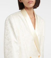 The Row Jerome silk jacquard blazer