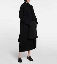 The Row Large suede glove bag