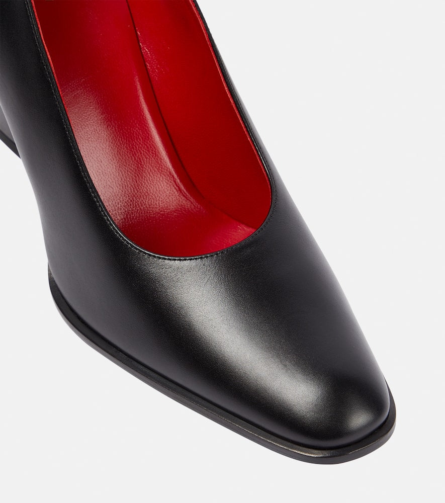 The Row Leather pumps
