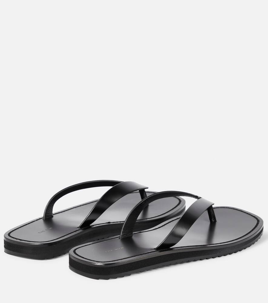 The Row Leather thong sandals