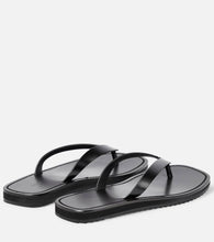 The Row Leather thong sandals