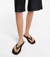 The Row Leather thong sandals