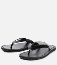 The Row Leather thong sandals