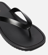 The Row Leather thong sandals