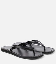 The Row Leather thong sandals