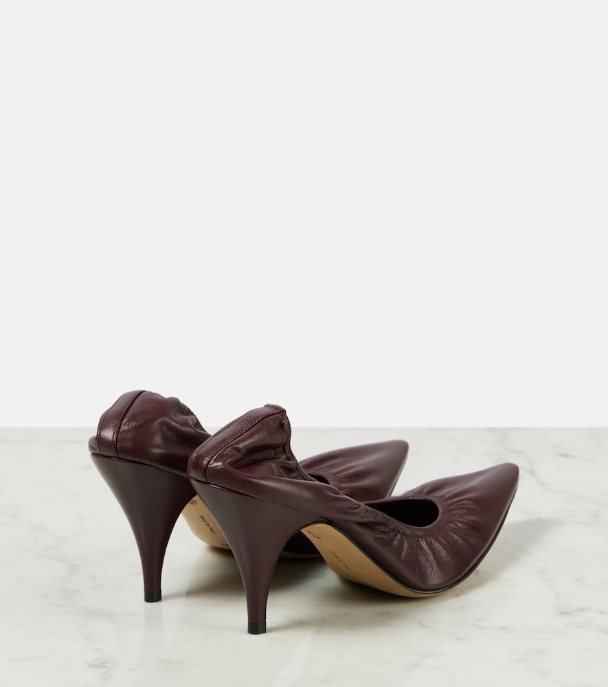 The Row Liisa 80 leather pumps
