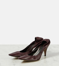 The Row Liisa 80 leather pumps