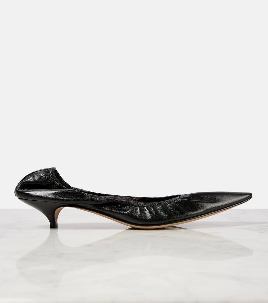 The Row Liisa leather pumps